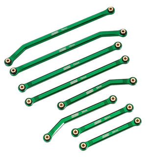 INJORA 8PCS Aluminum High Clearance 4 Links Kit for Axial SCX24 Gladiator Power Wagon