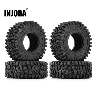 INJORA 1.0" 57*22mm Rock Crawling Tires (T1016)