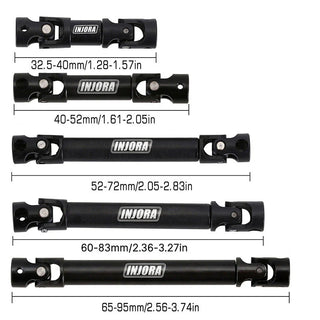 INJORA 1PCS Hardened Steel Center Drive Shaft for SCX24 Mods