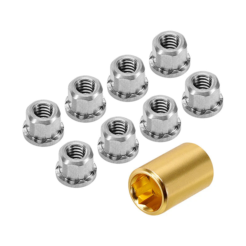 INJORA M2 Stainless Steel Nuts for 1/30 SCX30 – RC Adventures, LLC
