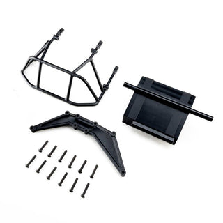Losi Rear Bumper Set, Black: 22S DLM