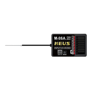 MEUS Racing ME-10B RC Transmitter 6CH 2.4GHz & Receiver with Coach Mode for 1/8 1/10 1/18 1/24 TRX4 TRX4M SCX10 SCX24