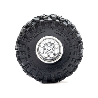 1/30 Baja Pro X Front/Rear Mounted Chrome Beast Tires (4): Axial SCX30
