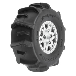1/16 Dumont F/R Tires MTD 12mm Black Impulse (4): Mojave GROM