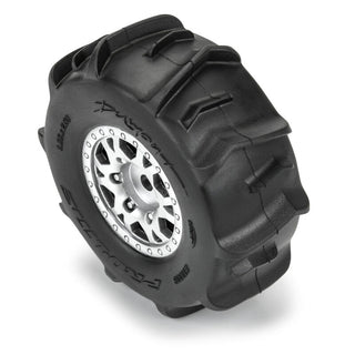 1/16 Dumont F/R Tires MTD 12mm Black Impulse (4): Mojave GROM