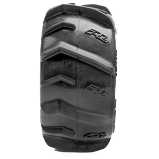 1/16 Dumont F/R MT Tires Black Split Six (2): ARRMA MINI KRATON