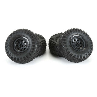 1/30 Aztek Front/Rear Mounted Black Clobber (4) for Axial SCX30