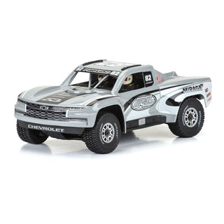 1/16 Pre-Cut 2019 Chevy Silverado Trophy Truck Gray Body: GROM