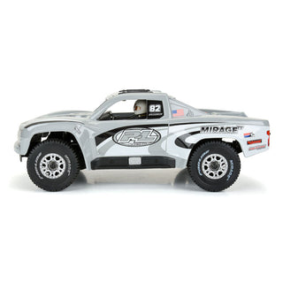 1/16 Pre-Cut 2019 Chevy Silverado Trophy Truck Gray Body: GROM