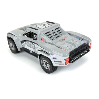 1/16 Pre-Cut 2019 Chevy Silverado Trophy Truck Gray Body: GROM