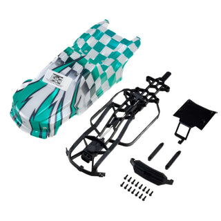 1/16 Limited Edition Pre-Cut/Pre-Painted Brute Body Checkmate with Clipless System: ARRMA MINI KRATON