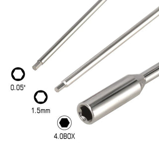 [Clearance Sale] INJORA 3PCS 0.05" 1.5mm Hex & 4.0mm Nut Driver Screwdrivers for SCX24 AX24