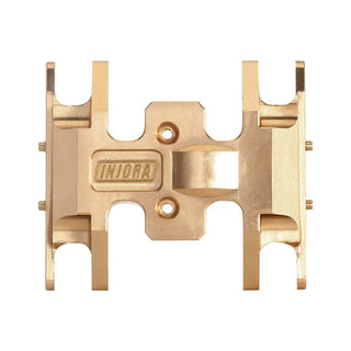 INJORA Brass Skid Plate Gearbox Transmission Mount for Axial SCX24