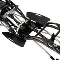MEUS Racing RC LCG GOLD RUSH V2 Carbon Fiber Chassis & SCX10 Nylon Portal Axles & 313mm Links & Drive Shafts for 1/10 SCX10 Capra