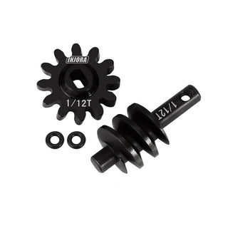 INJORA Underdrive Differential Gears 1/12T for Axial SCX24