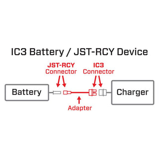 Spektrum Accessories Adapter: IC3 Battery / JST-RCY Device