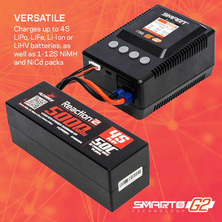Spektrum Accessories Smart Powerstage Air Bundle: G2 2200mAh 3S LiPo IC3 & S155 Charger