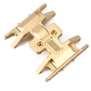 INJORA Brass Skid Plate Gearbox Transmission Mount for Axial SCX24