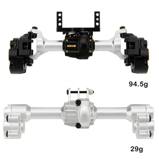 MEUS Racing Ascent-18 Apex Portal Axle Housings with Diff Covers Steering Knuckles for 1/18 Redcat Ascent-18 Apex