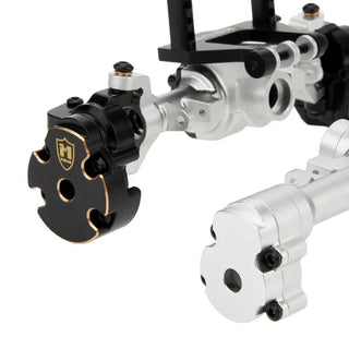 MEUS Racing Ascent-18 Apex Portal Axle Housings with Diff Covers Steering Knuckles for 1/18 Redcat Ascent-18 Apex