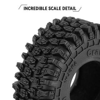 INJORA 1.0" 62*24mm S4 All Terrain Tires (T2450)