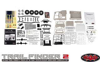 RC4WD Trail Finder 2 Truck Kit w/1982 Toyota Pickup Hard Body Complete Set