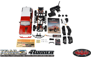 RC4WD Trail Finder 2 RTR w/1985 Toyota 4Runner Hard Body Set (Red)
