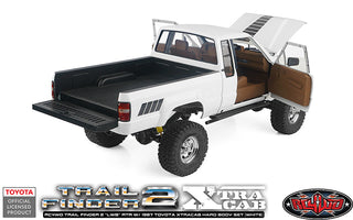 RC4WD Trail Finder 2 "LWB" RTR w/ 1987 Toyota XtraCab Hard Body Set (White)