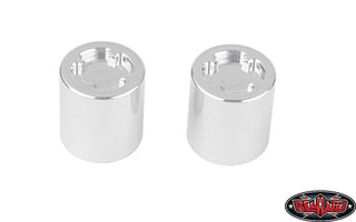 RC4WD 1/8 Scale Rear Hubs (Chrome)