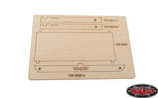 1/10 Wood Garage Shelves and Work Bench Set