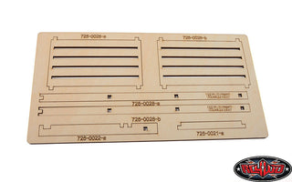 1/10 Wood Garage Shelves and Work Bench Set