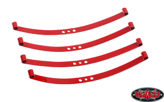 Red Super Soft Flex Leaf Springs (4)