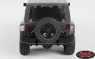 Tough Armor Rear Bumper w/Spare Tire Mount for 1/18 Gelande II RTR w/Black Rock Body