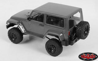 Tough Armor Rear Bumper w/Spare Tire Mount for 1/18 Gelande II RTR w/Black Rock Body