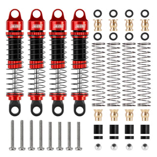 INJORA 53mm Threaded Oil Shocks for 1/18 Redcat Ascent-18 HPI Venture18
