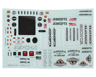 JConcepts APC-X 1/10 Rock Crawler Pre-Trimmed Body (Clear) (12.3")