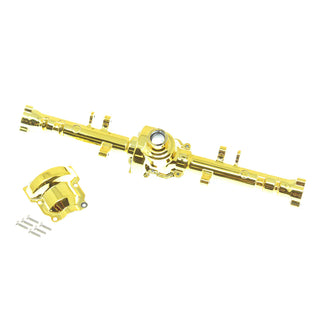 RedCat RER25826 Rear Axle Housing Assembly and Cap (Gold) (1pc)