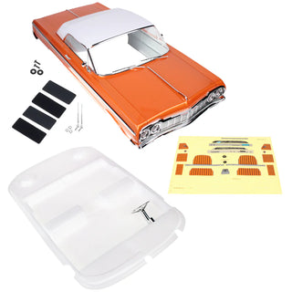 RedCat RER32914 64 Impala Body w/ Magnetic mounts (Orange/White Top)