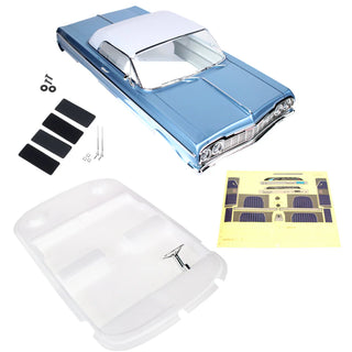 RedCat RER32913 64 Impala Body w/ Magnetic mounts (Light Blue/White Top)