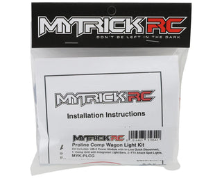 MyTrickRC Pro-Line Comp Wagon Body Molded Scale Grille & LED Light Kit w/HB-2 Lighting Controller