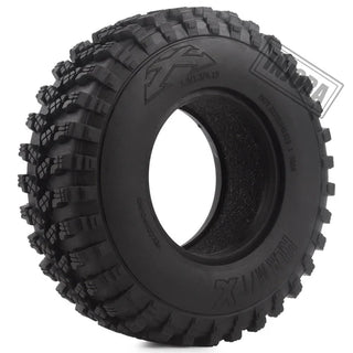 INJORA 4PCS 1.9" 105*35mm Rubber Voodoo KLR Tires for 1/10 RC Crawler