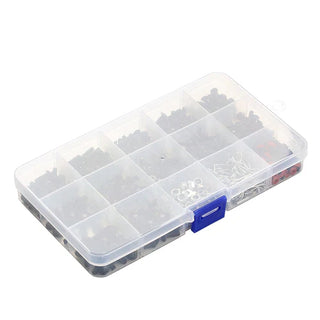 INJORA M3 M4 Metal Screws Nuts Box for 1/10 RC Crawler