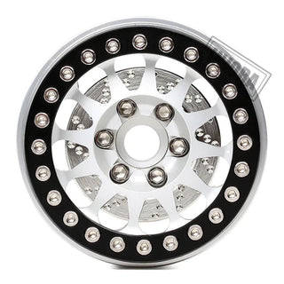 INJORA 2PCS Silver Anodized Brass Brake Disc Weights for 1.9" Wheels