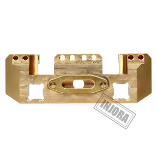 INJORA Metal Front Bumper Mount Servo Stand with 25T Winch Spool for TRX-4