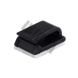 INJORA 10PCS Black Wiring Buckle with 3M Double-sided Adhesive for RC Crawler