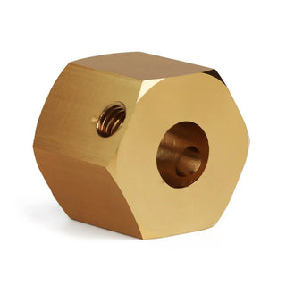 INJORA 4PCS 12mm Heavy Brass Wheel Hex Hub Extenders for Axial SCX10 III Capra 1.9 UTB