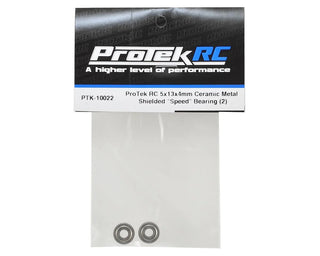 ProTek RC 5x13x4mm Ceramic Metal Shielded "Speed" Bearing (2)