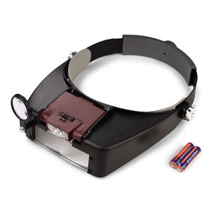Adjustable LED Lighted Magnifying Visor