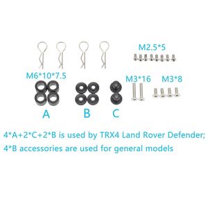 Adjustable Magnetic Body Post Mount for TRX-4 Rock Crawler
