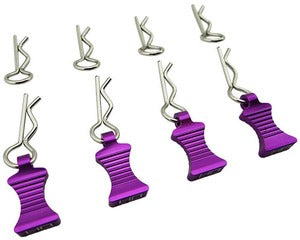1/10 Aluminum EZ Pulls (4pcs) and Body Clips (8pcs)